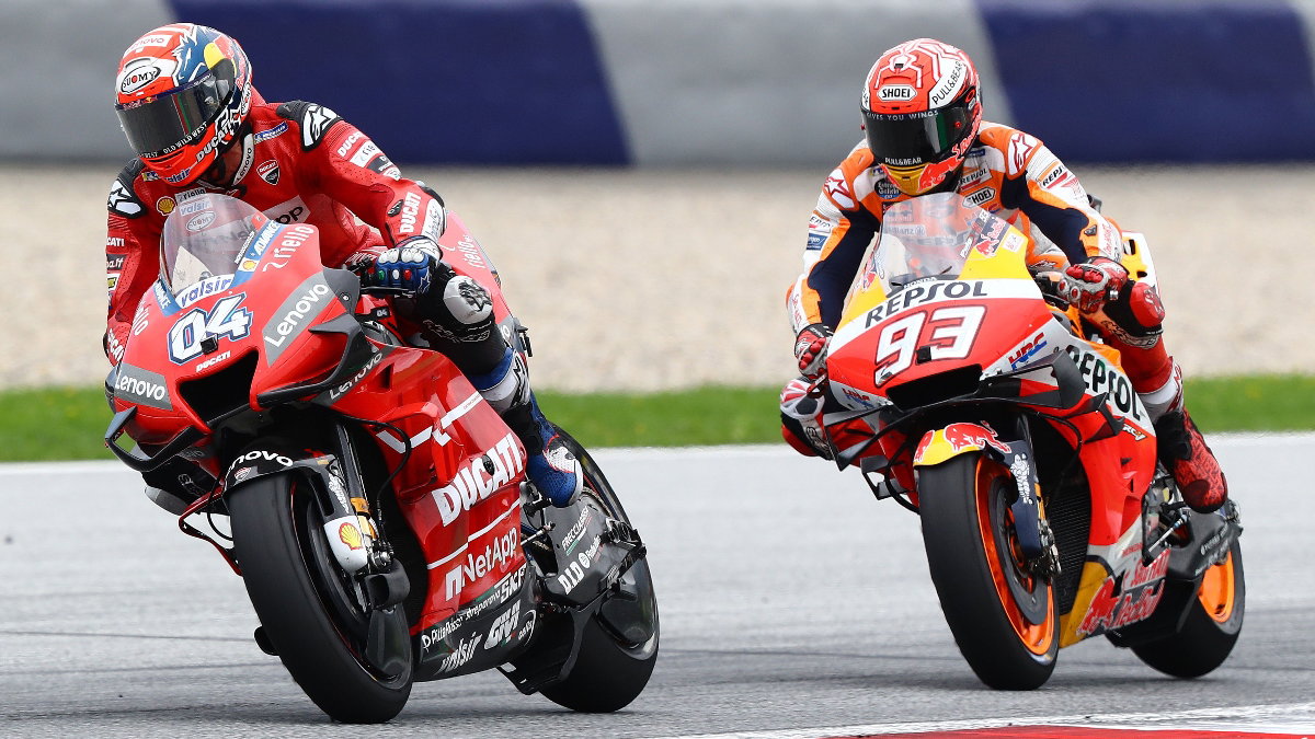 Marc Marquez, Andrea Dovizioso 1200
